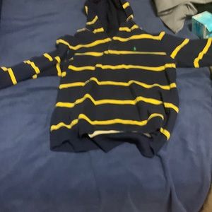 This is a polo hoodie